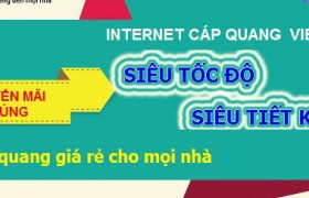 Viettel tặng 4 tháng cước khi đăng ký lắp mạng trong tháng 10/2017